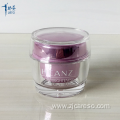 Pink Skin Care Acrylic Cream Jar for Cosmetic